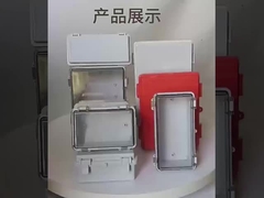 600x400x195mm ABS kilitlenebilir plastik kapaklı kutu