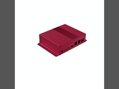 160*46*150mm Anodizli Siyah Alüminyum Soğutma Kutusu Flange Duvar Montajı ile