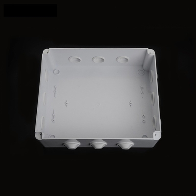 Pre Drilled Rectangular Abs Waterproof Junction Box 300x250x120mm With PVC Stoppers