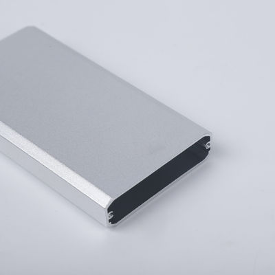 52*13*110mm Customizable Flat Aluminum Case In Silver Color For Electronics PCB Fitting