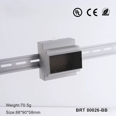 5 Module DIN Rail Enclosure for PCB & Electronics DIN Rail Box In UL 94 V0 Material
